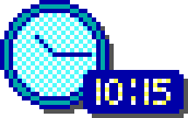 geoworks ensemble 2 - clock icon