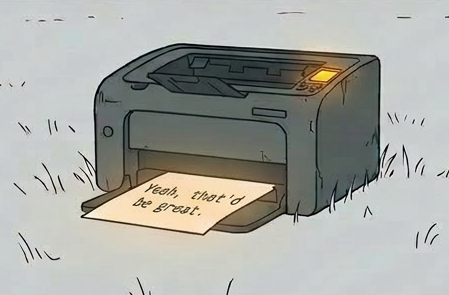 The Printer: Yeah. That'd be great.